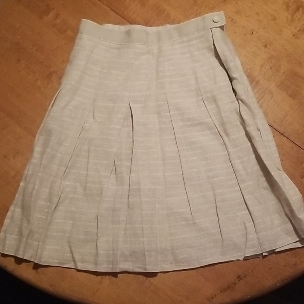 Linen Brooks Brothers skirt